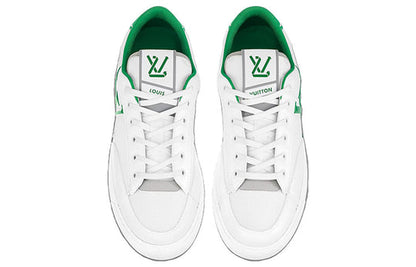 LOUIS VUITTON Charlie Sneakers 'White with Two Toned Green' 1ABM17