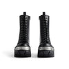 Balenciaga Bulldozer Lace Up Boots 'Black Matte Smooth Calfskin' 672502WBCQ11081