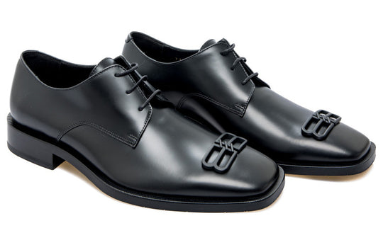 Balenciaga BB Icon Derby Shoes 'Black' 712642WA8E31000