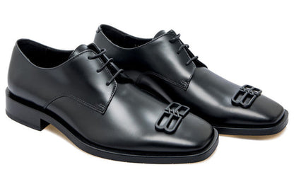 Balenciaga BB Icon Derby Shoes 'Black' 712642WA8E31000