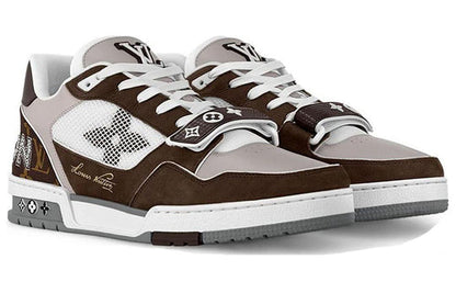 LOUIS VUITTON LV Trainer 'Moka Brown Monogram Flower' 1ACD7K