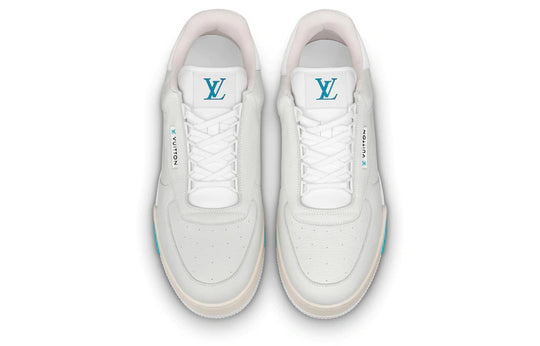 LOUIS VUITTON Trainer Sneakers 'Light Grey White Teal' 1A816H