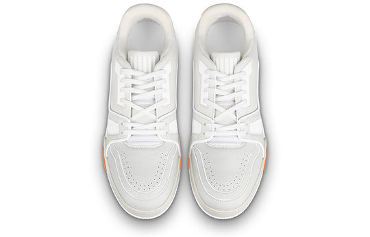 LOUIS VUITTON Trainer Sneakers 'White Orange' 1A5A0V