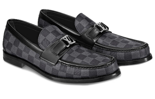 LOUIS VUITTON Major Loafers 'Grey' 1A40L1
