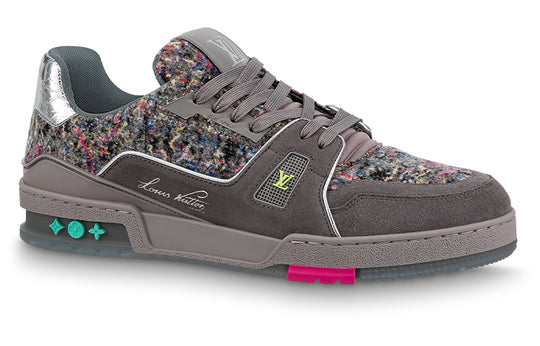LOUIS VUITTON LV Trainers 'Grey with Colorful Mesh' 1A998B