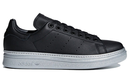 (WMNS) adidas originals Stan Smith New Bold 'Black Gray' AQ1111