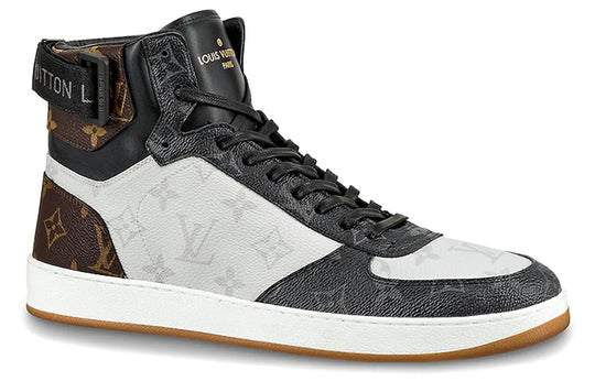 LOUIS VUITTON Rivoli Sneaker Boots 'Patched White Monogram' 1A44VR