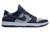 Nike Dunk Low Flyknit 'College Navy Platinum' 917746-400
