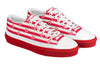 (WMNS) LOUIS VUITTON Stellar Sneakers 'White Red' 1A7U4R