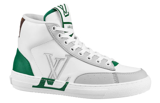 (WMNS) LOUIS VUITTON Charlie Ankle Sneakers 'Grey Green' 1A9S50