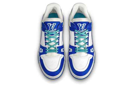 LOUIS VUITTON Trainer Sneakers 'White Blue' 1A813N