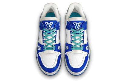 LOUIS VUITTON Trainer Sneakers 'White Blue' 1A813N