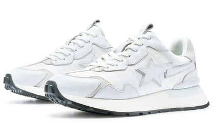 (WMNS) A BATHING APE Road Sta Express Leather Low 'White' 1I70-291-014-WHITE