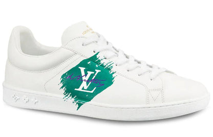 LOUIS VUITTON Luxembourg Sneakers 'White Green' 1A4OGX