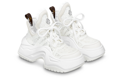 (WMNS) LOUIS VUITTON Archlight 2.0 Platform Sneakers 'White Lace' 1ABI41