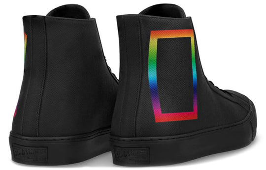 LOUIS VUITTON Tattoo Sneakers 'Black Rainbow' 1A5QD2