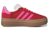 (WMNS) adidas Gazelle Bold 'Collegiate Red Lucid Pink' IH7496