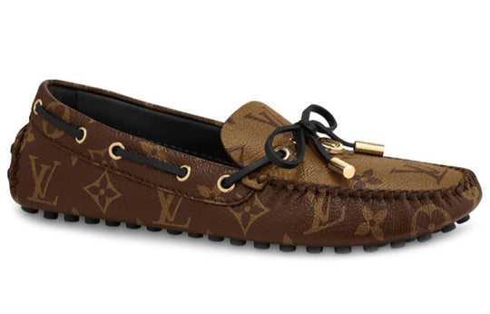 (WMNS) LOUIS VUITTON Gloria Flat Loafers 'Brown Monogram' 1A65IV