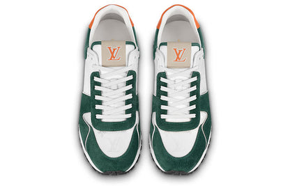 LOUIS VUITTON Run Away Sneakers 'White Green Orange' 1ABMEN