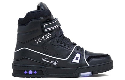 LOUIS VUITTON X408 Led Limited Ankle Sneakers 'Black' 1A5V3X