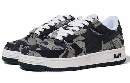 (WMNS) A BATHING APE Bape Sta Low 'Black Camo' 1J30-291-002-BLCKCAMO