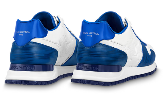 LOUIS VUITTON LV Run Away Sneakers 'White Monogram with Blue EPI' 1AA6OD