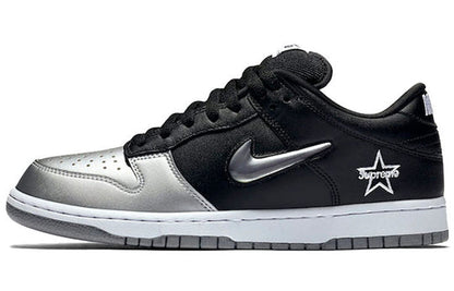 Nike x Supreme SB Dunk Low QS 'Metallic Silver' CK3480-001