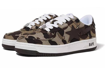 (WMNS) A BATHING APE Bape Sta Low 'Brown Camo' 1J30-291-002-BRWNCAMO