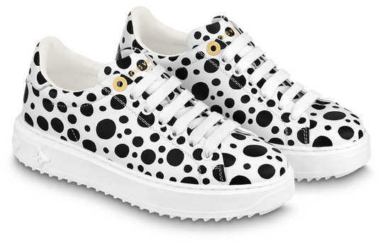 (WMNS) LOUIS VUITTON x YAYOI KUSAMA Sneaker 'White with Black Dots' 1AB9VA