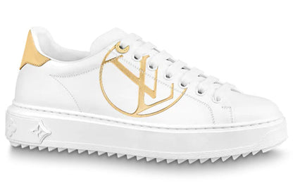 (WMNS) LOUIS VUITTON LV Time Out Sneakers 'White Gold' 1A8NI9