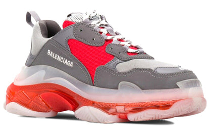 Balenciaga Triple S Sneaker 'Clear Sole - Grey Red' 541624W09ON1291