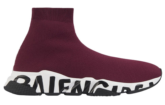 Balenciaga Speed Trainer 'Midsole Graffiti - Purple' 605972W05GE6091
