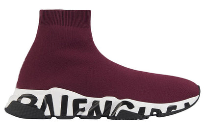 Balenciaga Speed Trainer 'Midsole Graffiti - Purple' 605972W05GE6091