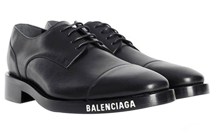 Balenciaga Derby Lace Up Shoes 'Black' 590716WA6F01000