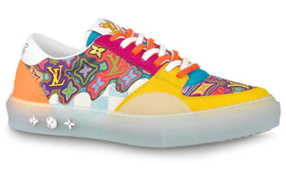 LOUIS VUITTON Ollie Logo Limited Edition Sneakers 'Psychedelic Monogram Canvas and Leather' 1A8Q6L
