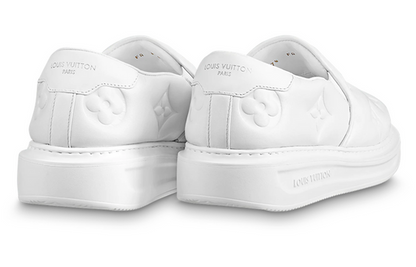 LOUIS VUITTON Beverly Hills Slip On Shoes 'White Monogram' 1AA7NP