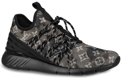 LOUIS VUITTON Fastlane Sneakers 'Black Monogram Denim' 1A5B8O