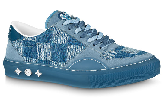 LOUIS VUITTON Ollie Sneakers 'Blue Plaid Mesh' 1A9YT6