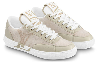 (WMNS) LOUIS VUITTON Charlie Sneakers 'Beige White' 1AAW1U