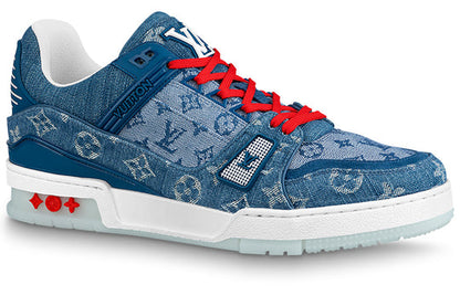 LOUIS VUITTON Trainers 'China Exclusive Denim Blue Red' 1A8TSK
