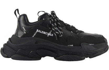 Balenciaga Triple S Sneaker 'Allover Logo - Black' 536737W2FA11090