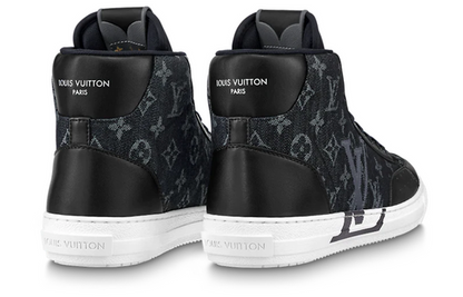 LOUIS VUITTON LV Charlie Ankle Sneakers 'Black Monogram' 1AARCE