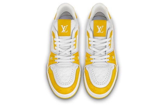 LOUIS VUITTON LV Trainers 'White Yellow' 1ABOIC