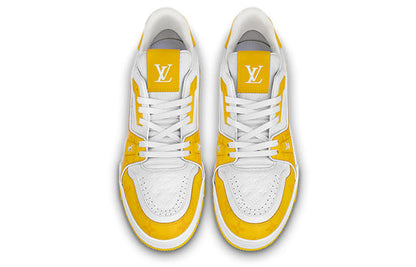 LOUIS VUITTON LV Trainers 'White Yellow' 1ABOIC