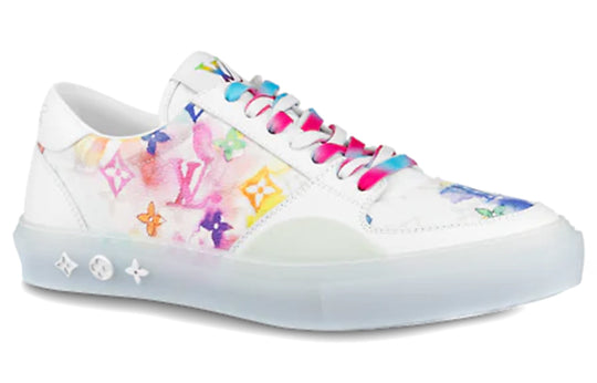 LOUIS VUITTON Ollie Sneakers 'White with Colorful Monogram' 1A8SGT
