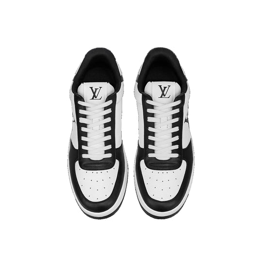 LOUIS VUITTON Rivoli Sneakers 'White with Stripes and Black Logo' 1AAS5C