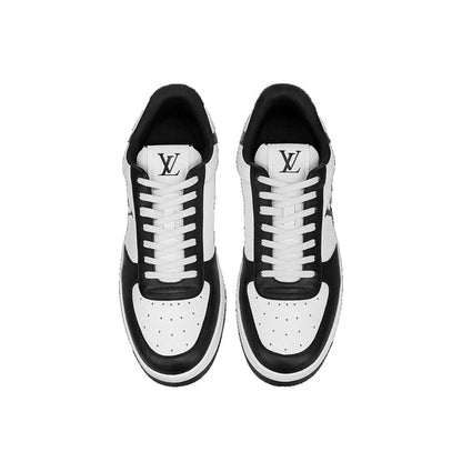LOUIS VUITTON Rivoli Sneakers 'White with Stripes and Black Logo' 1AAS5C