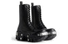 Balenciaga Bulldozer Lace Up Boots 'Black Matte Smooth Calfskin' 672502WBCQ11081