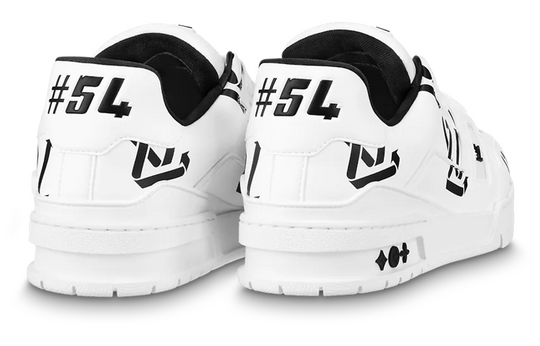 LOUIS VUITTON LV Trainer Sneakers 'White Black' 1AAGXX
