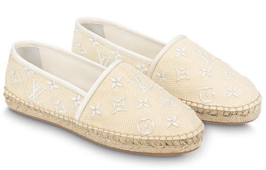 (WMNS) LOUIS VUITTON Starboard Flat Espadrille Shoes 'Baby Yellow' 1ABTXK